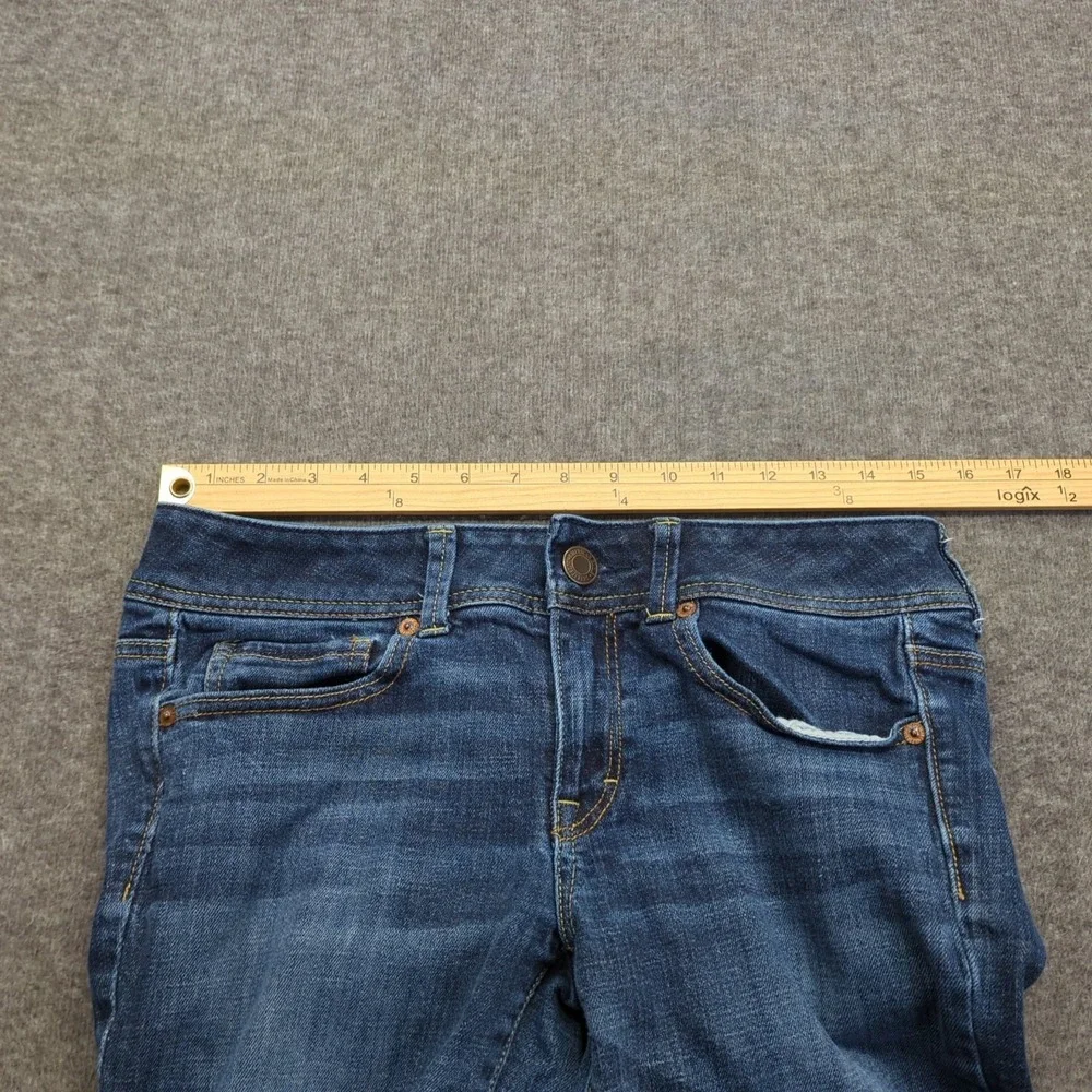American Eagle Jeans Womens 8‎ Blue Original Boot Cut Stretch Faded Western